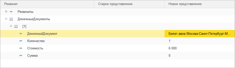 Кнопки в журнале регистраций