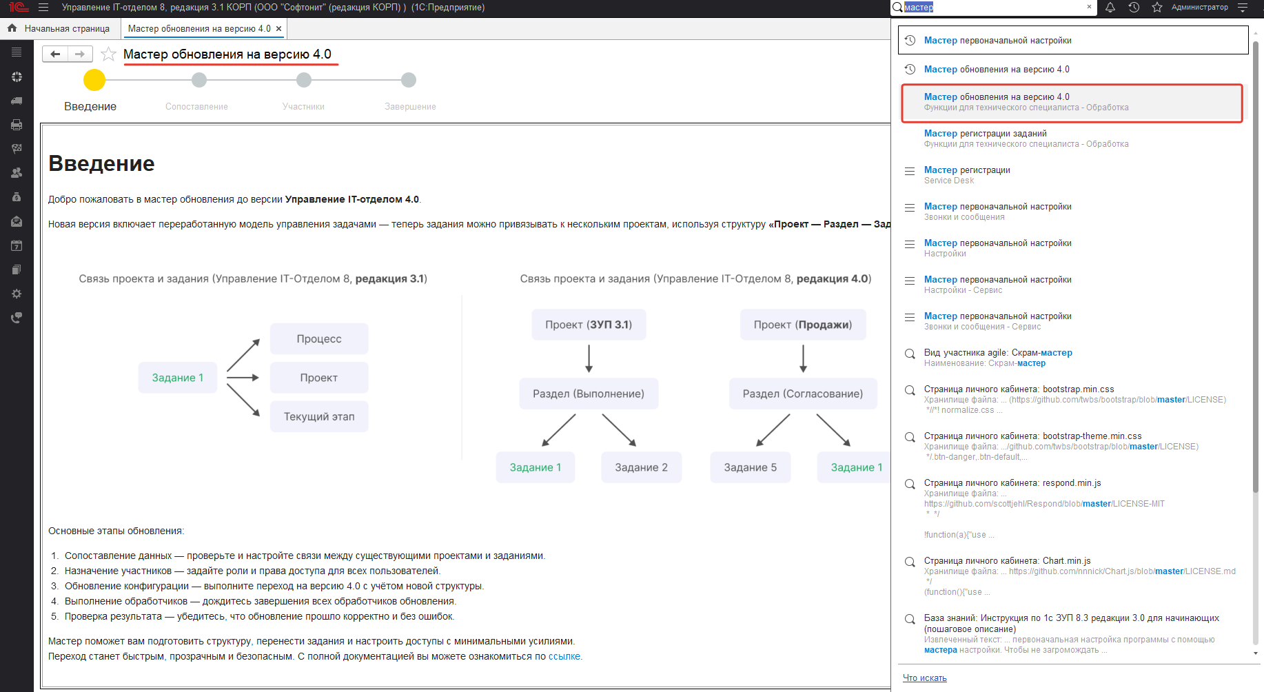 Переход на 4.0